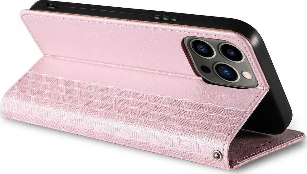 Hurtel Magnet Strap dėklas su dirželiu skirtas Samsung Galaxy S23+, rožinis