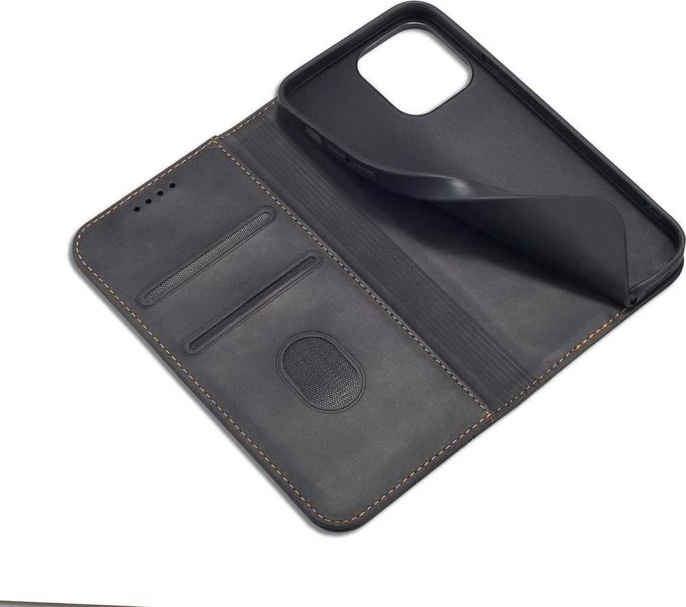 Hurtel Magnet Fancy dėklas, skirtas iPhone 13 Pro Max, juodas