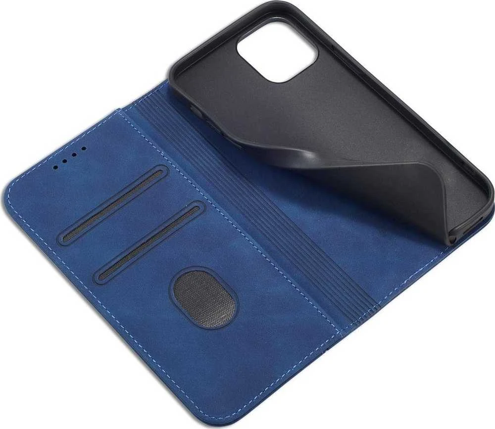 Hurtel Magnet Fancy dėklas, skirtas iPhone 12 Pro Max, mėlynas