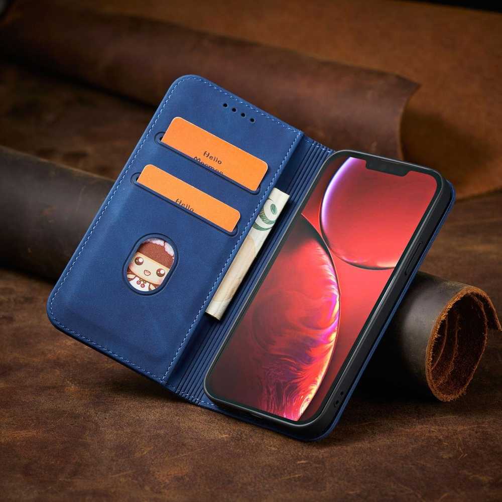 Hurtel Magnet Fancy dėklas, skirtas iPhone 13 Pro, mėlynas