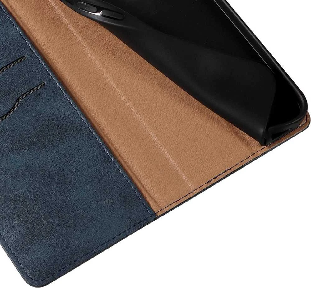 Hurtel Magnet Strap dėklas su dirželiu skirtas Samsung Galaxy S22 + (S22 Plus), mėlynas