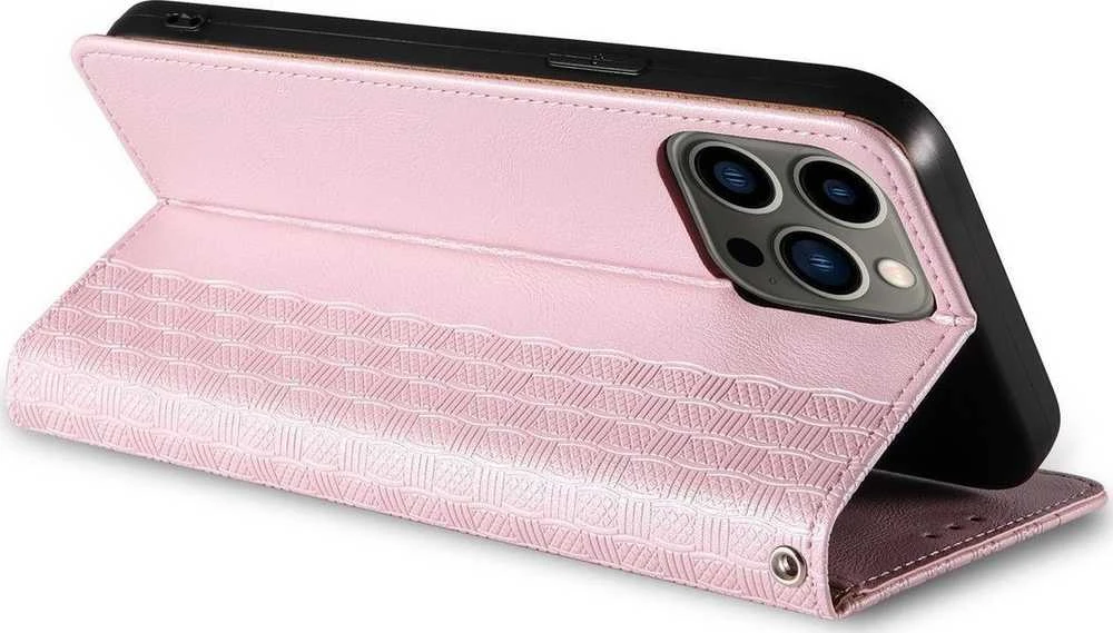 Hurtel Magnet Strap dėklas su dirželiu skirtas iPhone 14 Plus, rožinis
