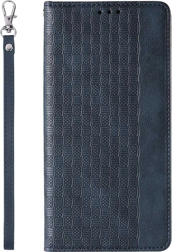 Hurtel Magnet Strap dėklas su dirželiu skirtas iPhone 14 Pro Max, mėlynas