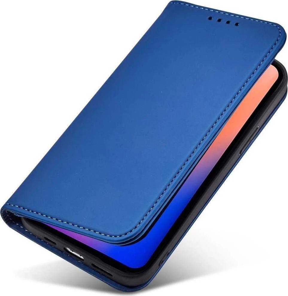 Hurtel Magnet Card dėklas skirtas iPhone 12 Pro, mėlynas
