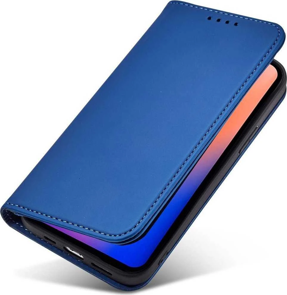 Hurtel Magnet Card dėklas skirtas iPhone 12 Pro Max, mėlynas