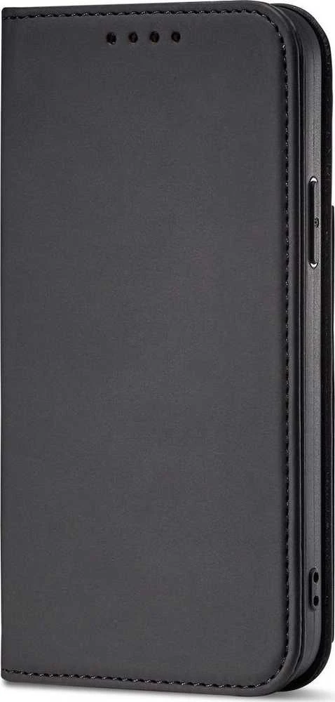 Hurtel Magnet Card dėklas skirtas iPhone 12 Pro Max, juodas