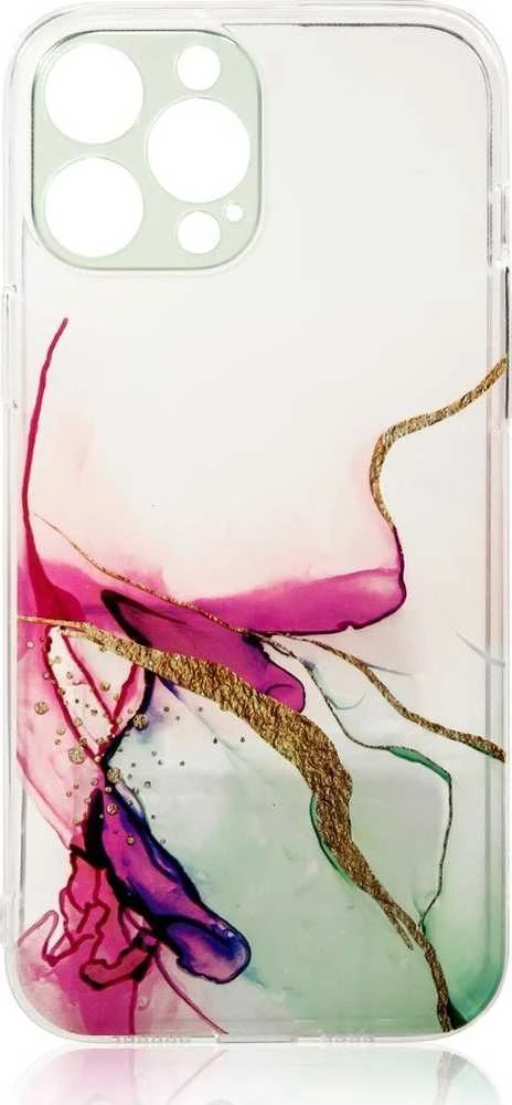 Hurtel Marble dėklas skirtas iPhone 12 Pro Max, mėtų