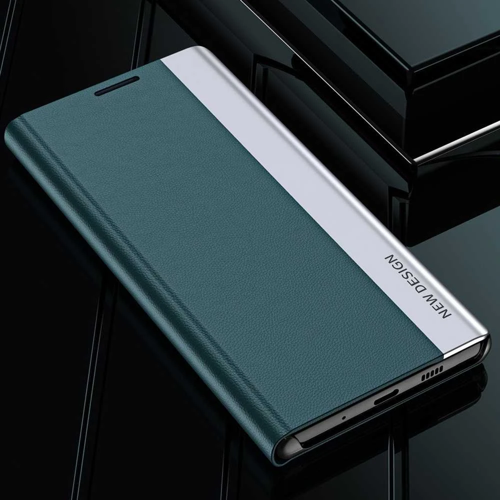 Hurtel Dėklas dangtelis su atvartu ir stovu Xiaomi Redmi Note 12 Pro+ Sleep Case Pro juoda