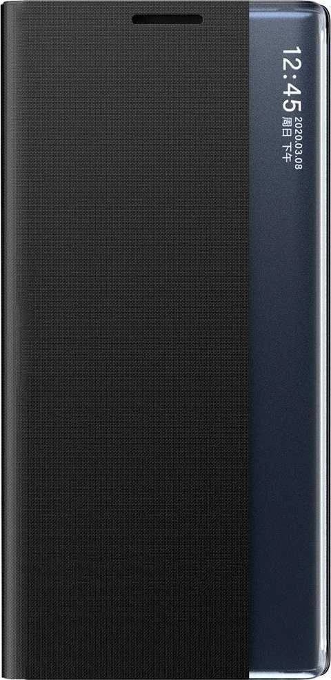 Hurtel Dėklas dangtelis su atvartu ir stovu Xiaomi Redmi Note 12 5G / Poco X5 5G New Sleep Case juoda