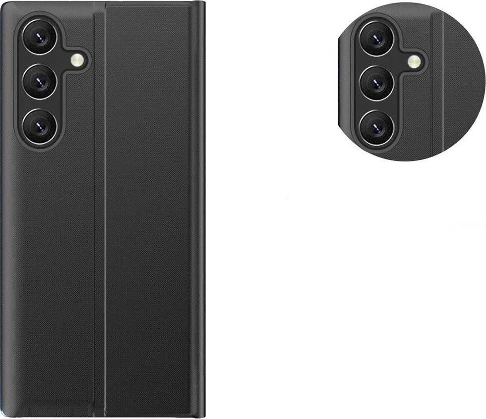 Hurtel Dėklas dangtelis su atvartu ir stovu Xiaomi Redmi Note 12 Pro+ New Sleep Case mėlyna