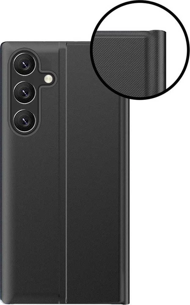 Hurtel Dėklas dangtelis su atvartu ir stovu Xiaomi Redmi Note 12 Pro+ New Sleep Case mėlyna