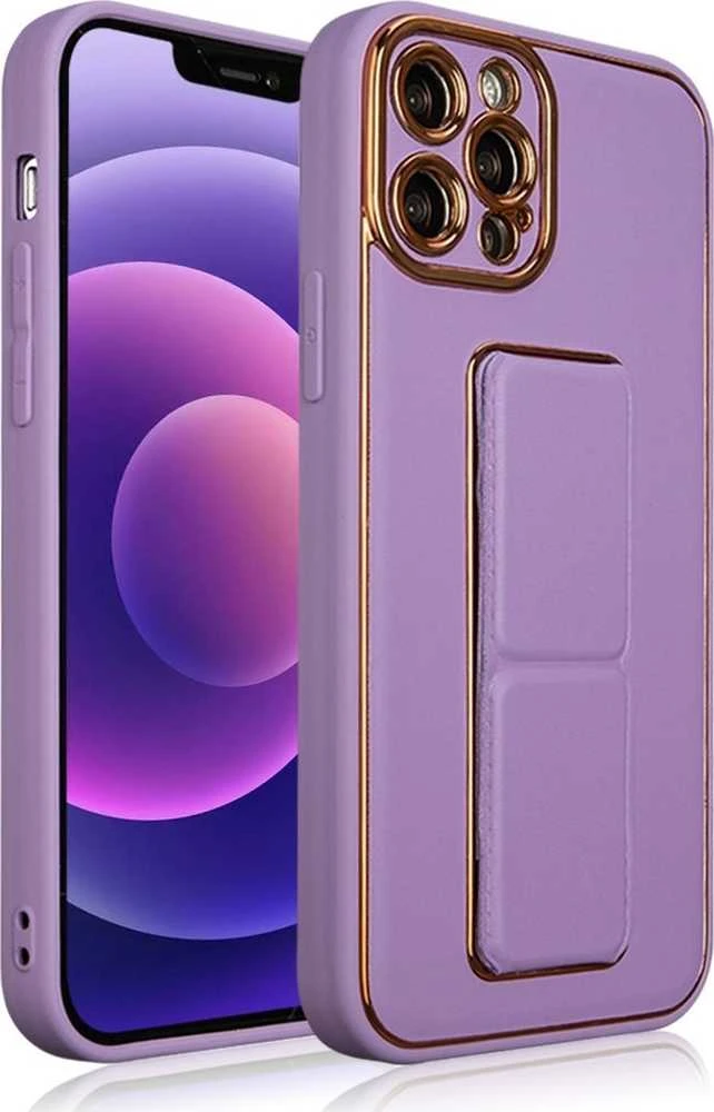 Hurtel New Kickstand dėklas skirtas iPhone 12 Pro, violetinis