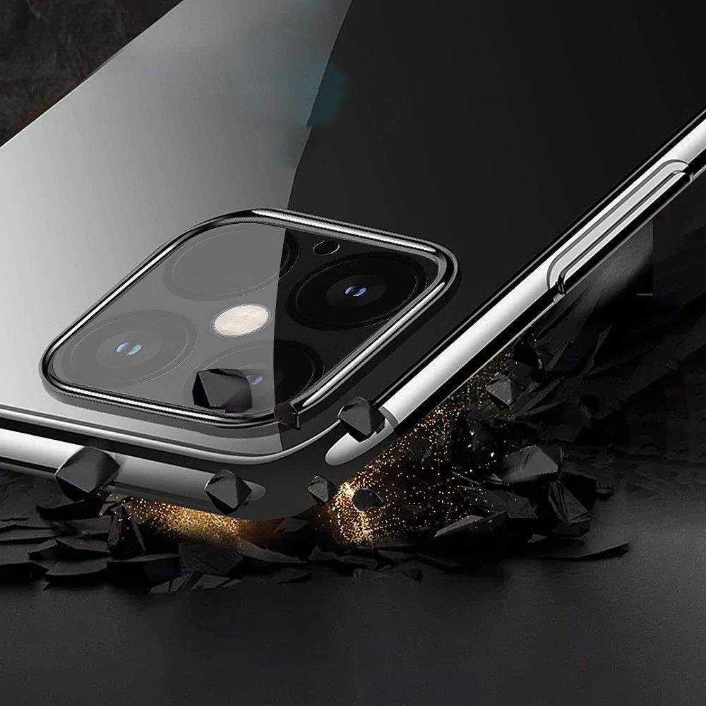 Hurtel Clear Color dėklas skirtas Xiaomi redmi note 11 pro + 5g / 11 pro 5g / 11 pro, raudonas rėmelis