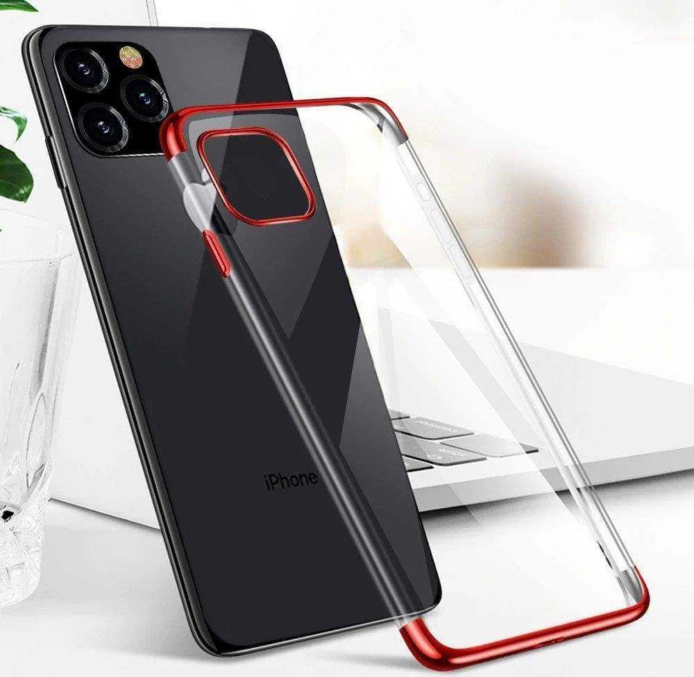 Hurtel Clear Color dėklas skirtas Samsung Galaxy S22 + (S22 Plus), mėlynas rėmelis