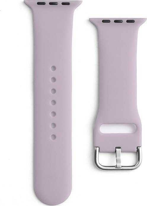 Hurtel Silicone Strap APS silikonowa opaska do Watch Ultra / 8 / 7 / 6 / 5 / 4 / 3 / 2 / SE (49 / 45 / 44 / 42mm) dirželis bransoleta do zegarka violetinė