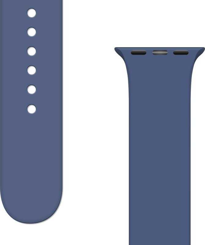 Hurtel Silicone Strap APS silikonowa opaska do Watch Ultra / 8 / 7 / 6 / 5 / 4 / 3 / 2 / SE (45 / 44 / 42mm) dirželis bransoleta do zegarka mėlyna
