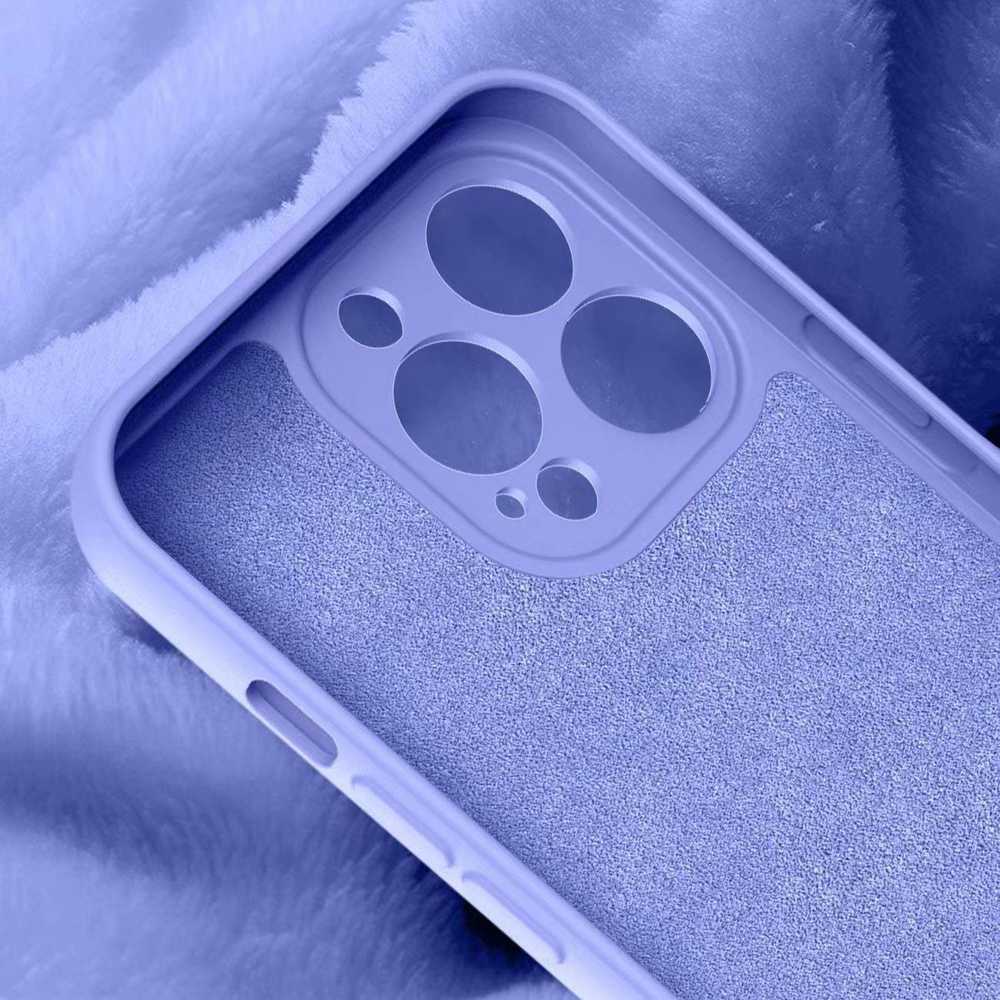 iLike Hurtel silikoninis dėklas skirtas Samsung Galaxy A14 5G / Galaxy A14, violetinis