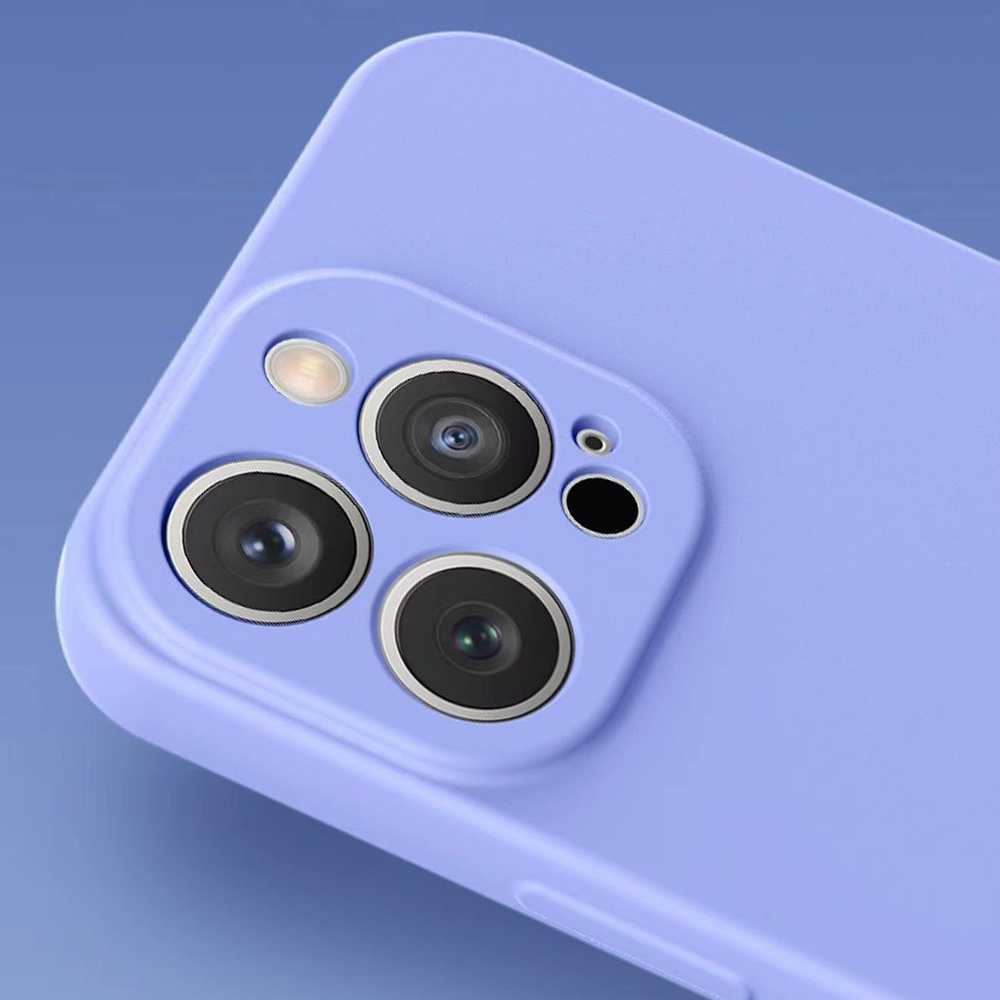 iLike Hurtel silikoninis dėklas skirtas Samsung Galaxy A14 5G / Galaxy A14, violetinis