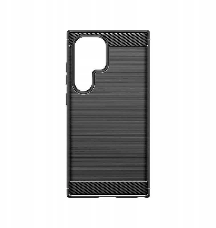 Hurtel Carbon Case do Samsung Galaxy S24 FE – dėklas telefonui juodos spalvos
