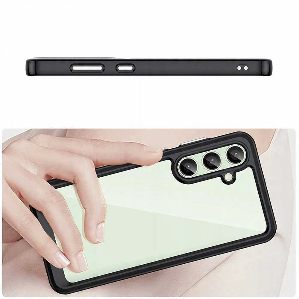 Hurtel Outer Space Case Samsung Galaxy S24 FE – dėklas telefonui juodos spalvos