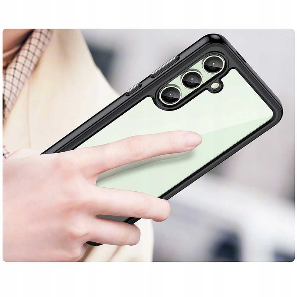 Hurtel Outer Space Case Samsung Galaxy S24 FE – dėklas telefonui juodos spalvos