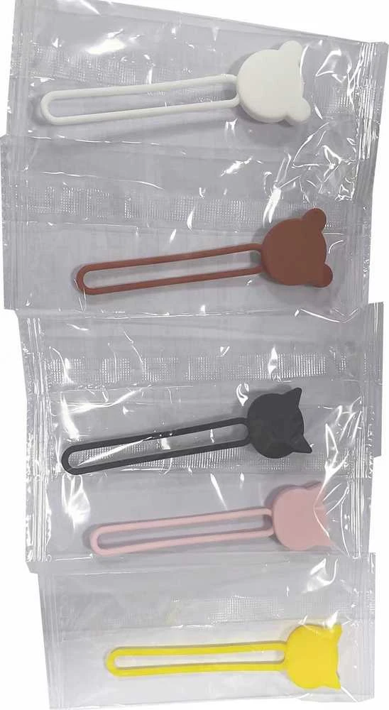 Hurtel Silicone cable reel - juodas