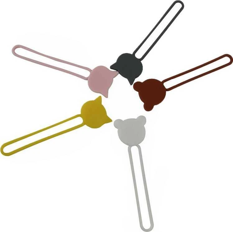 Hurtel Silicone cable reel - juodas