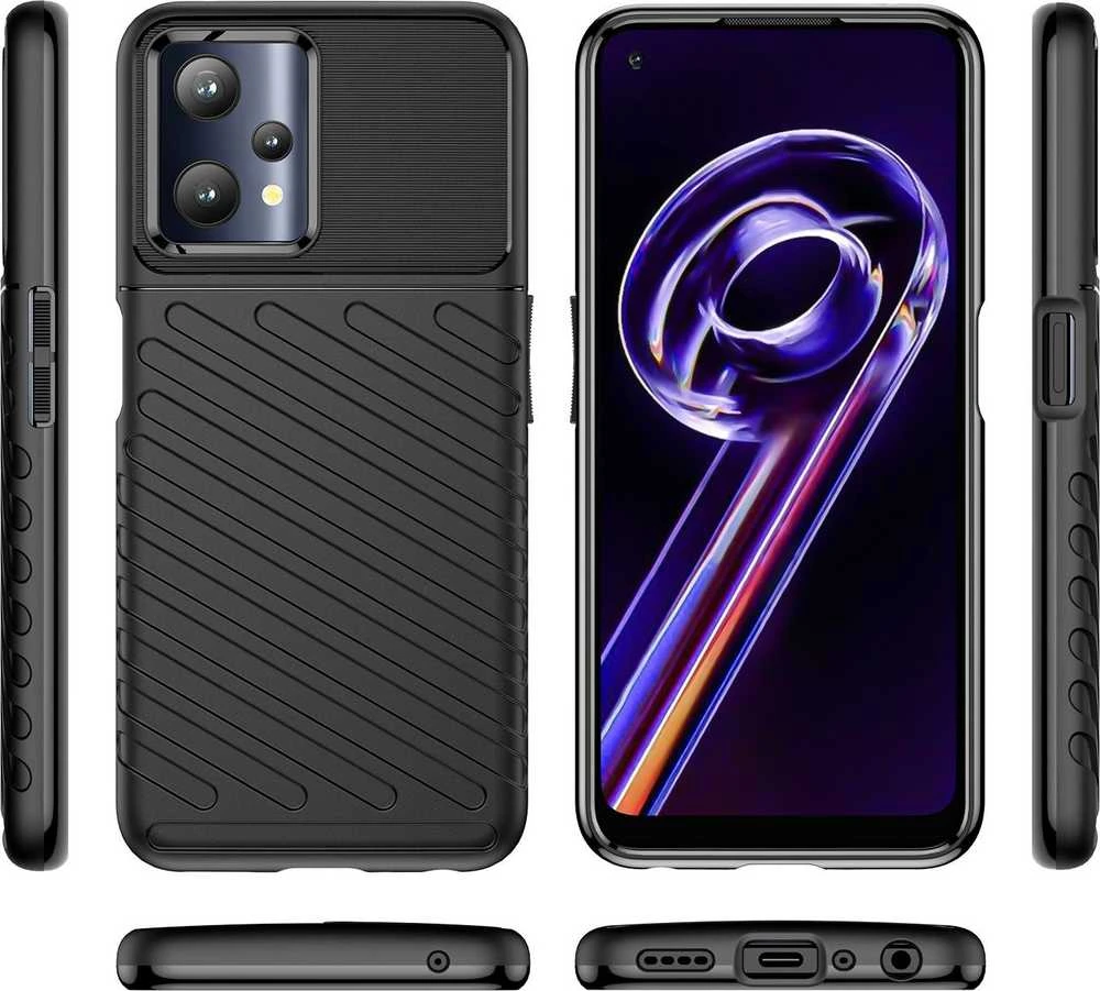 Hurtel Thunder dėklas skirtas Realme 9 Pro, juodas