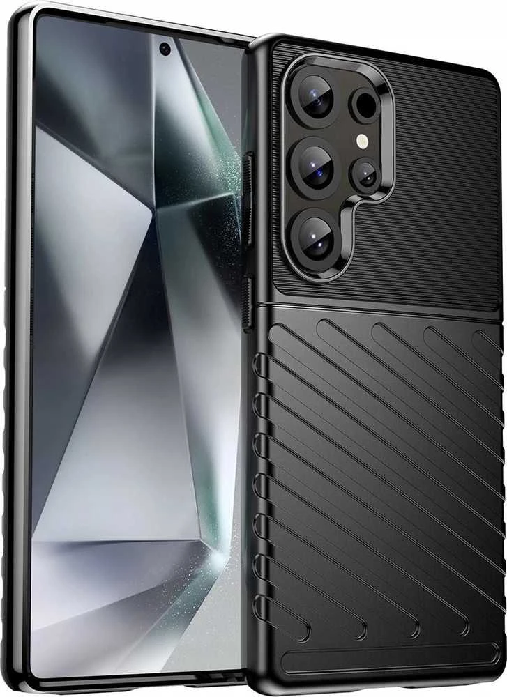 Hurtel Thunder Case Samsung Galaxy S25 Ultra dėklas telefonui juodos spalvos