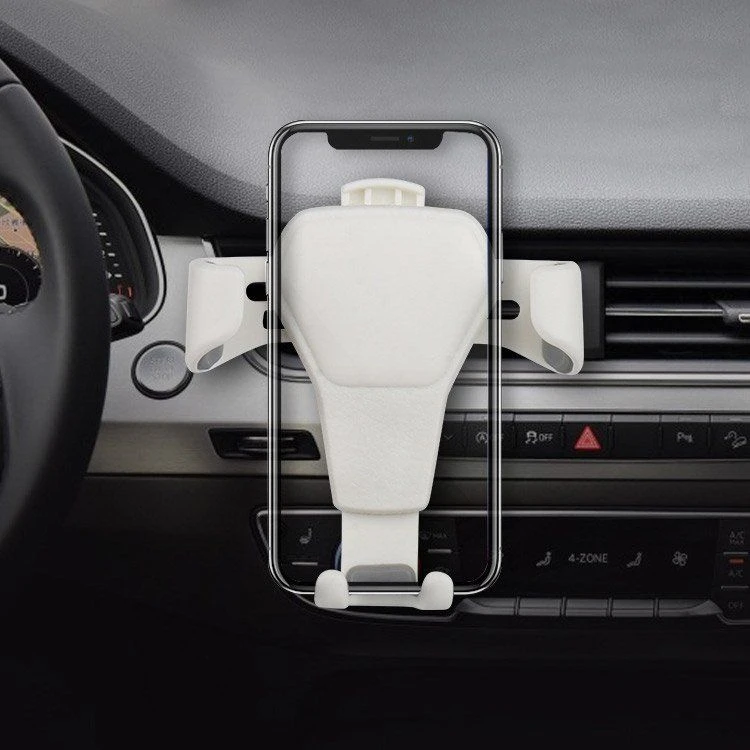 Hurtel Laikiklis automobilinis telefonui, skirtas gravitacijai ant ventiliacijos grotelių, automobilinis laikiklis H01 juodas
