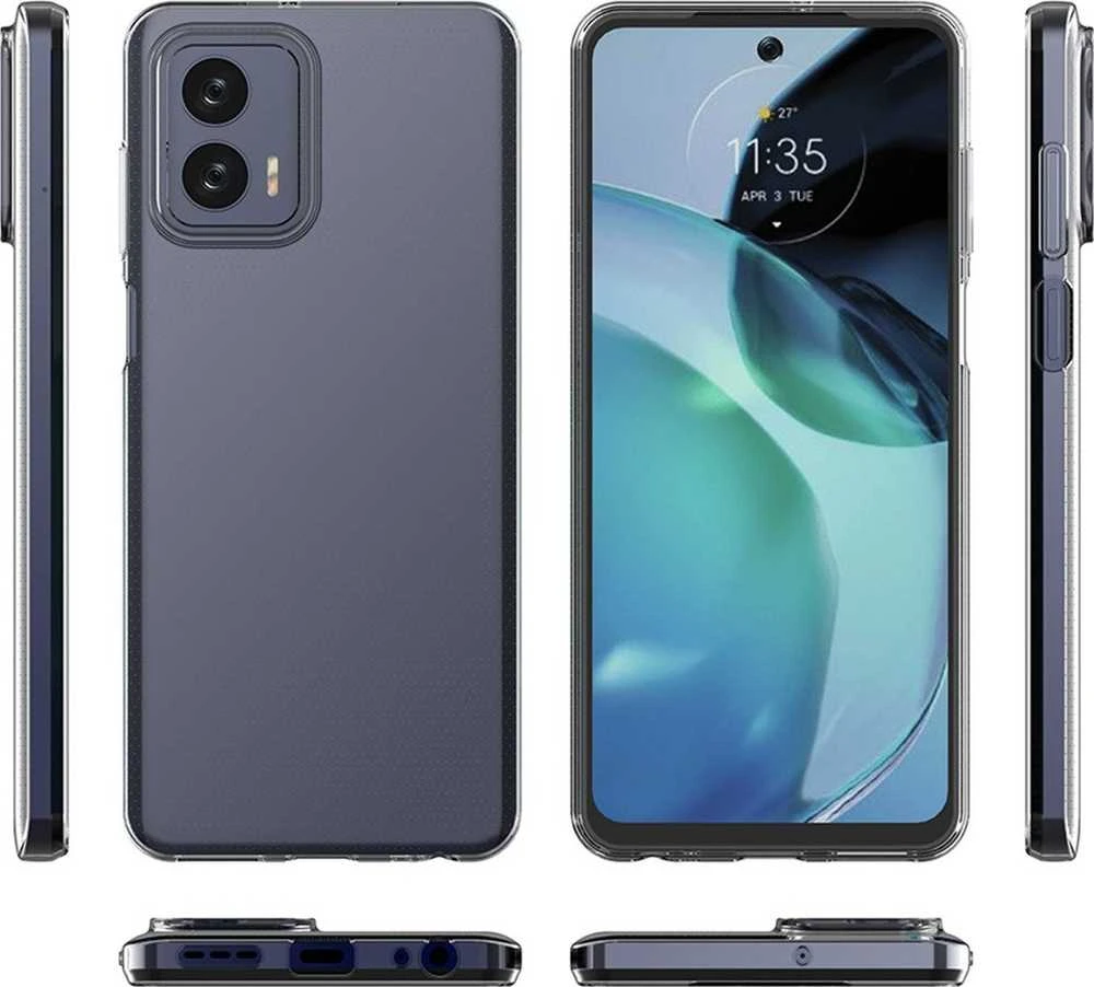 Hurtel Ultra Clear 0.5mm Motorola Moto G73 5G thin dėklas telefonui skaidrus