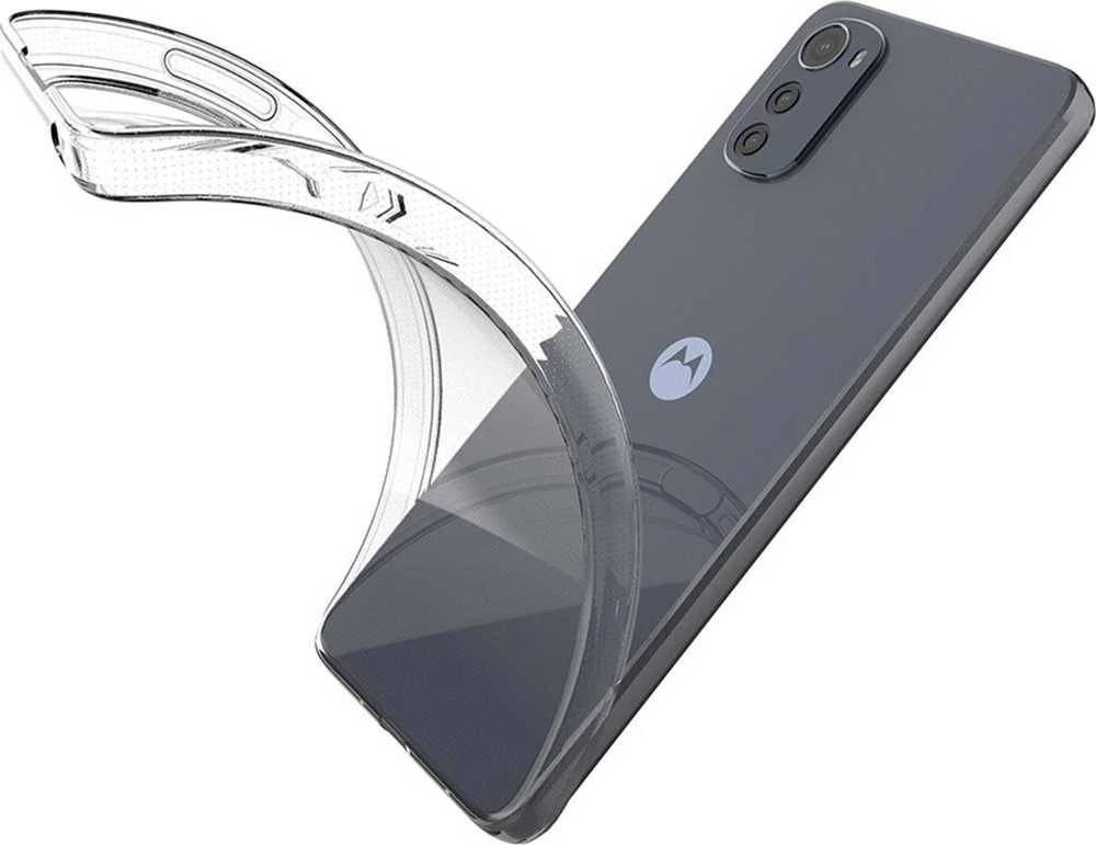 Hurtel Ultra Clear 0.5mm Motorola Moto E32 thin dėklas telefonui skaidrus