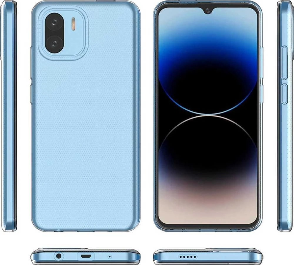 Hurtel Ultra Clear 0.5mm dėklas Xiaomi Redmi A2 / Redmi A1 thin cover dėklas telefonui skaidrus