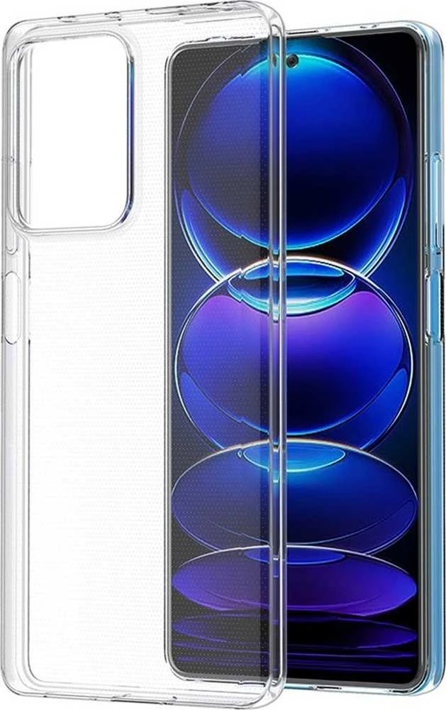 Hurtel Ultra Clear 0.5mm dėklas Xiaomi Redmi Note 12 Pro+ thin cover dėklas telefonui skaidrus