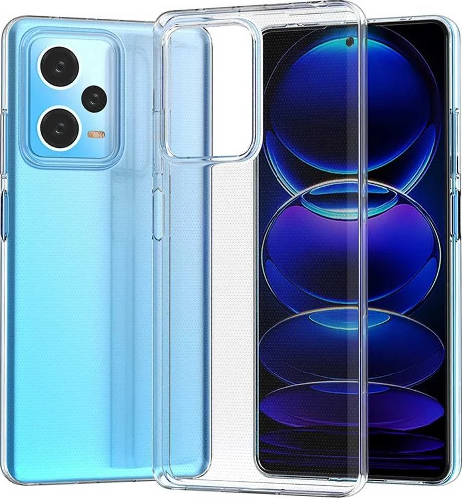 Hurtel Ultra Clear 0.5mm dėklas Xiaomi Redmi Note 12 Pro+ thin cover dėklas telefonui skaidrus