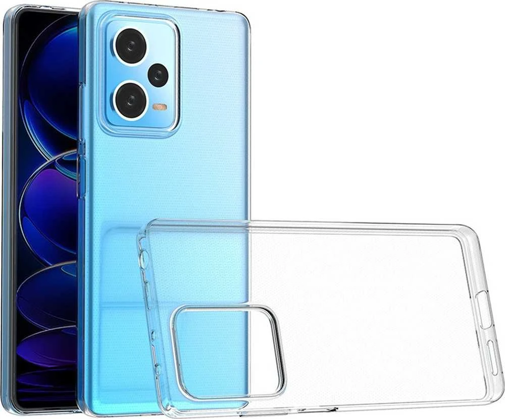 Hurtel Ultra Clear 0.5mm dėklas Xiaomi Redmi Note 12 Pro+ thin cover dėklas telefonui skaidrus