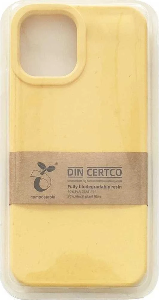Hurtel Eco dėklas skirtas iPhone 14 Plus, geltonas