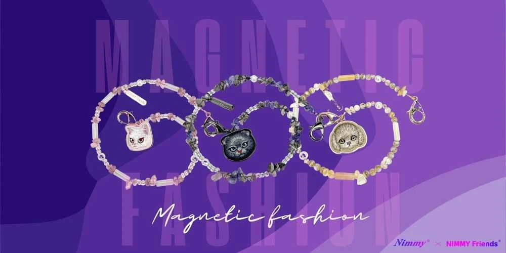 Apyrankė Nimmy Magnetic fashion rožinės spalvos