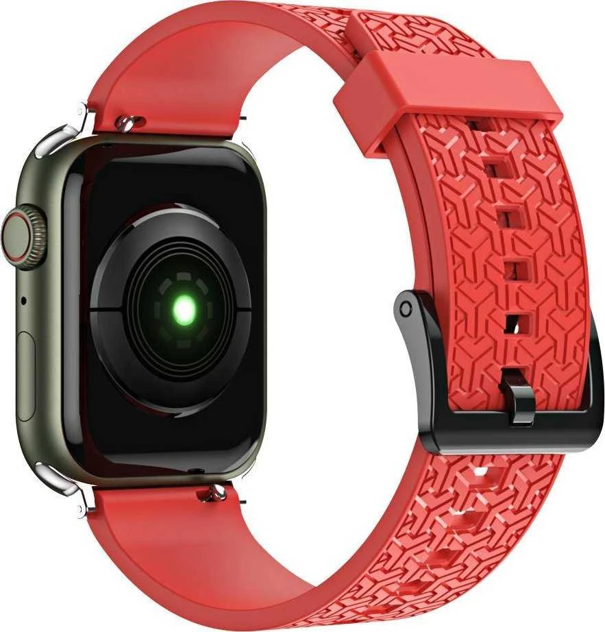 Hurtel Išmaniojo laikrodžio Apple 7/SE dirželis, Raudonos spalvos, 38/40/41mm