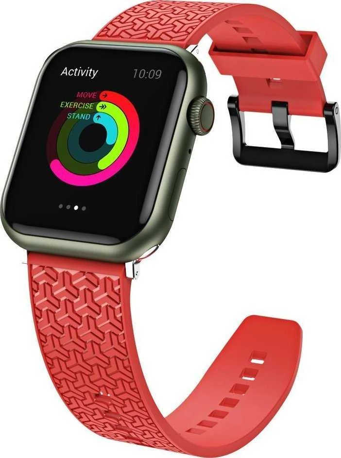 Hurtel Išmaniojo laikrodžio Apple 7/SE dirželis, Raudonos spalvos, 38/40/41mm