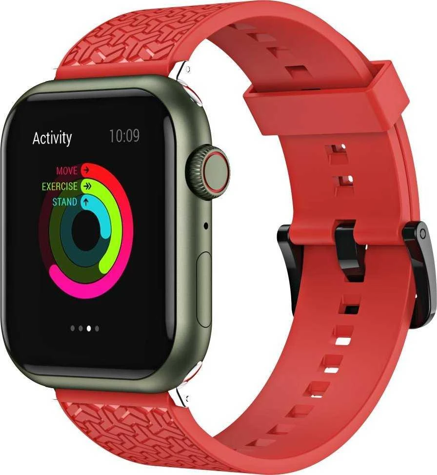 Hurtel Išmaniojo laikrodžio Apple 7/SE dirželis, Raudonos spalvos, 38/40/41mm