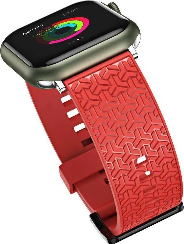 Hurtel Išmaniojo laikrodžio Apple 7/SE dirželis, Raudonos spalvos, 38/40/41mm