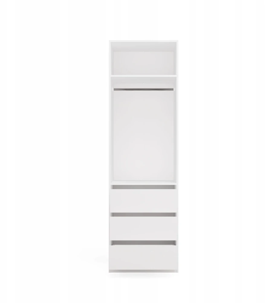 Top E Shop OPENO Modular Wardrobe SET 260/200 Baltas Drawers, Hanging Rails, Shelves – Large – For the Bedroom