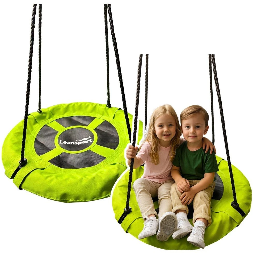 Lean Sport Vaikiškos sūpynės Leansport Gandralizdis, 60 cm, žalia