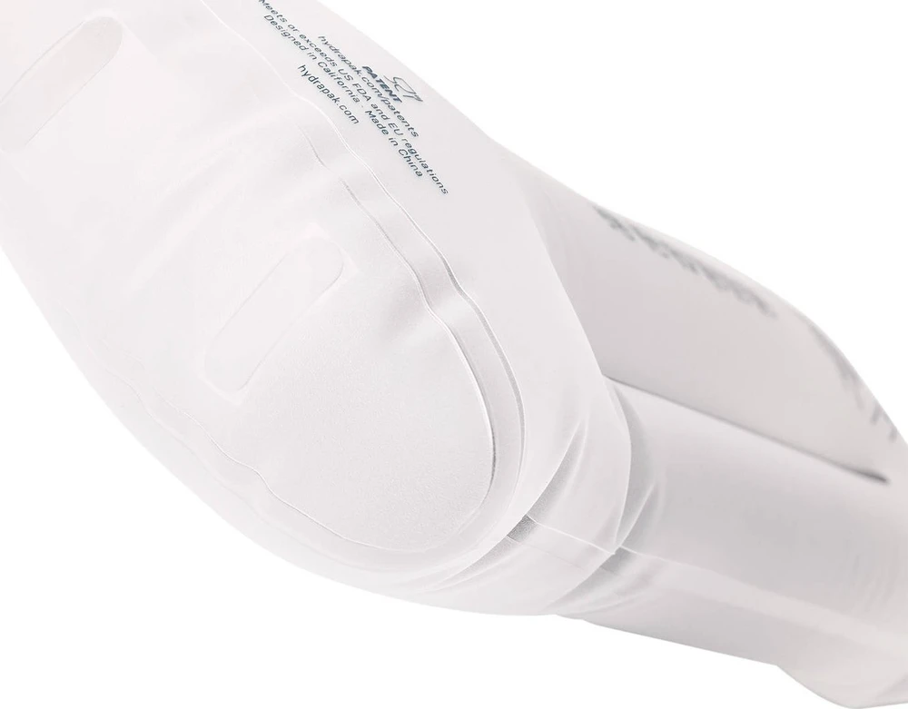 „HydraPak Contour“ (3 l talpos hidratacijos rezervuaras) – žemo profilio vandens pūslė, tinkanti daugumai hidratacijos kuprinių – didelio srauto įkandimo vožtuvas, nepralaidus, visiškai apverčiamas