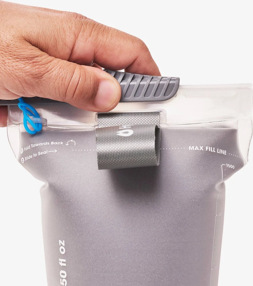 Gertuvė „HydraPak Velocity IT“ 1,5 l – skaidrus universalus