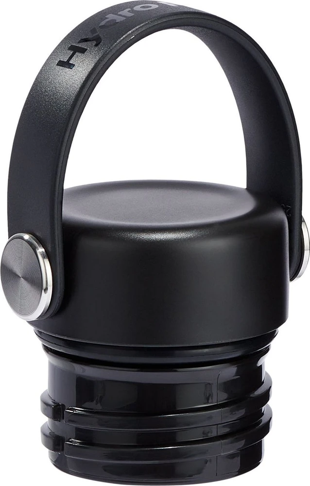Gertuvė Hydro Flask Standard Mouth Flex šiaudelio formos vandens buteliukas, 700 ml – Juodas
