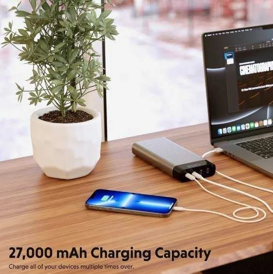 Hiper | HyperJuice 245W USB-C 100Wh baterijos paketas su OLED Ekranas