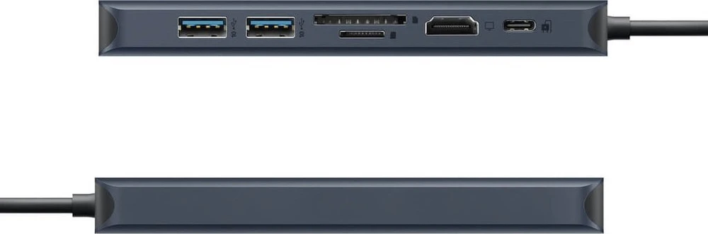 Hiper | „HyperDrive EcoSmart Gen.2“ universalus USB-C 7-in-1 šakotuvas su 100 W PD maitinimo perdavimu