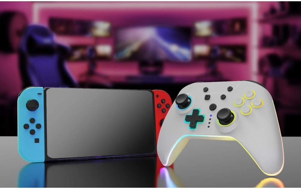 Hyperkin Armor3 NuRival Wireless Controller for Switch Baltas (M07619-WHHE)